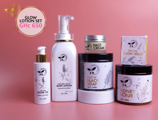 Natural glow lotion set