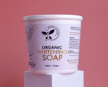 Whitening organic soap