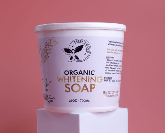 Whitening organic soap